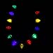 JOYIN Toy LED Christmas Bulb Necklace Light Up Party Favors 12 LED Bulbs (1 Pack)