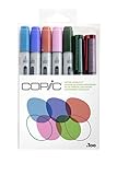 Copic Ciao Alcohol Markers, Doodle Kit Nature, 5