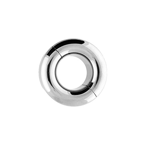 Donut Ball Stretcher Weight, Two Piece Surgical Steel Ball Stretchers Weights (20mm x 26mm 9.2 ounces)