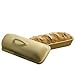MMP Living SuperStone Covered Baker with Specialty Bread Cloth,Ivory