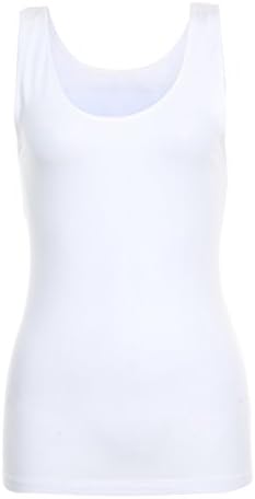TRY Women's Undershirts Cotton Stretch Basic Tank (SBWTCWRF32-WM1-100)