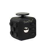 Durotoy Fidget Cube Relieves Stress And Anxiety for Children and Adults Black (03 )