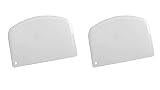 Ateco SYNCHKG104411 Scraper, Pack of 2, White