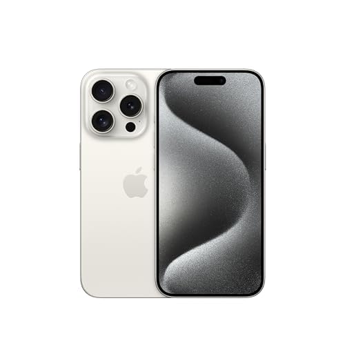 Photo 1 of Apple iPhone 15 Pro, US Version, 128GB, White Titanium - Unlocked (Renewed Premium)