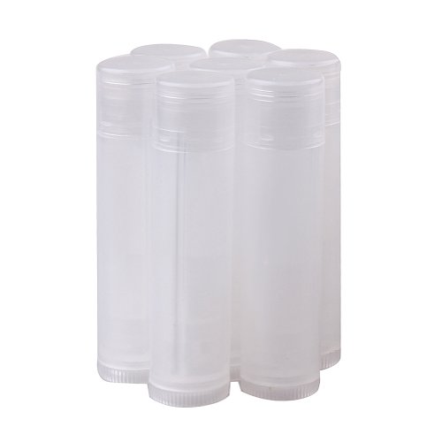 ieasysexy 2015 style plastic 50pcs 5g /5(ml) Transparent Clear Empty Lip Balm Tubes Containers lipstick tube