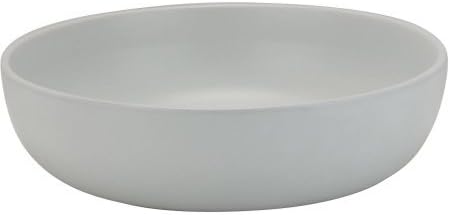 Wazee Matte Coupe Serving Bowl, White Set of 2