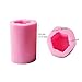 Bee and Honeycomb Candle Molds Silicone DIY Candle Making Supplies Moulds Round Hexagonal Pillar Shape with Embossed Bee Pattern