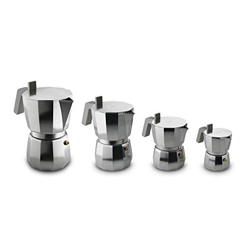 Alessi DC06/9 FM Espressokocher, Edelstahl, 12 cm – Bild 5