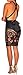 sexycherry Women Boho Bodycon Sexy Lace Floral Halter Strap Deep V Neck Evening Club Mini Dress Black