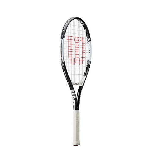 Wilson-Roger-Federer-Raqueta-de-Tennis-Unisex-Youth-BlackRed