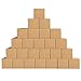 Schliersee 6x6x6 Shipping Corrugated Boxes Mailers, Kraft Small Square Shipping Boxes Pack of 25