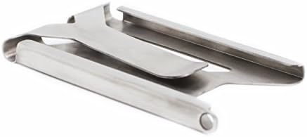 The Stainless Steel Wallet - Holds 5 to 6 Cards and Cash with Clip