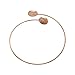 SENFAI turkey blue Evil Eye Bangle Jewelry For Women Bracelet Bangles Cuff (rose gold)