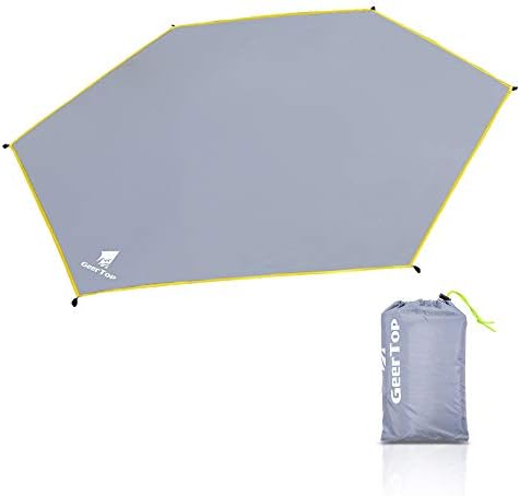 Geertop テントシート 軽量 防水 2人用 テント マット ついに再販開始 キャンプ グランドシート 登山 ハイキング アウトドア コンパクト
