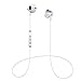 Bluetooth Headphones, Magnetic Wireless Earbuds, Wireless Sports Earphones Bluetooth Headsets Earpieces Compatible for iPhone XS/X/8/7 Plus Samsung Galaxy S8 Note 8 Bluetooth Enabled Devices(White)