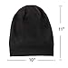 Slap Night Cap Sleep Hat - Black Women Organic Bamboo Cotton Satin Silk Satun fleece lined Bonnet Slouchy Summer Scarf Hair Cover Beanie For Women Men Lady Lightweight Light Thin Jersey Chemo