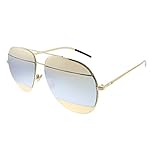 Dior 0 Rose Gold DiorSplit1 Aviator Sunglasses Lens Category 3 Lens Mirrored Si
