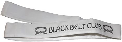 Deluxe Ultimate Black Belt Sport Tie Headband