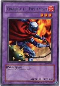 Yu-Gi-Oh! - Charubin the Fire Knight (LOB-015) - Legend of Blue Eyes White Dragon - Unlimited Edition - Rare