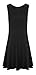 AnniBlue Womens Casual Dresses For Women Tshirt Tunic Swing Dress For Women Black Large