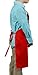 KNG Kids Cooking Apron for Girls and Boys Small, Red