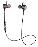 Bluetooth Headphones ,Eryue Wireless 4.1 Magnetic Headphones Earbuds, Super Bass Stereo Headset,Noise Cancelling Neckband Sweatproof In Ear Earphones, Secure Fit for Sports with Built-in Mic
