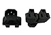zdyCGTime 3 Prong Plug Adapter,IEC 320 C14 Male to 2 X Nema 5-15R Female US 3 pin Female Power Splitter Y Adapter