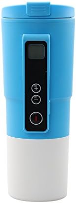 Heating Smart Travel Mug , Adsomo Car Electric Kettle with Temperature Control Stainless Steel Vacuum Insulated Boil Water Car Electric Cup Coffee Tea Milk Heated Mug
