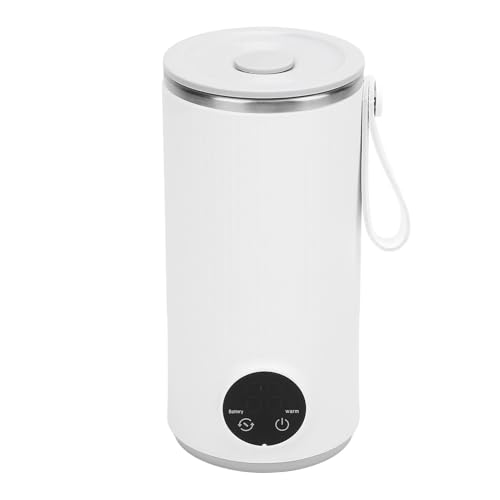 Photo 1 of Travel Portable Electric Kettle, 400ML Portable Water Boiler Heated Travel Mug 4 Temperature Control USB Charging Small Water Boiler for Tea Coffee Milk (US Plug AC 100-240V)