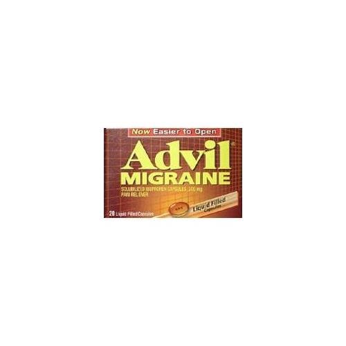 Buy Advil Migraine Pain Reliever LiquiGels 20 Ea Online at desertcartUAE