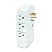Innovera Wall Mount Surge Protector, 6 ac outlets, 2,160 j, White