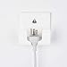 TXEsign Adhesive Wall Phone Holder Mount for Smartphones iPhone External Battery Wall Holder Mount (White)