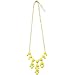 Wrapables Bubble Bib Statement Necklace, Yellow