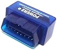 Goliton Bluetooth Supper Mini OBD 2 /Mini OBD II Compatible with Andriod Power 2-Blue