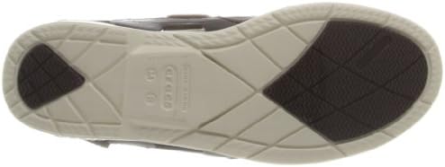 crocs men's beach line slip on boat shoes