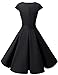 DRESSTELLS Vintage Dress for Women, 1950s Retro Cocktail Prom Dress, 50s 60s Pinup Wedding Tea Party Short Dress