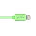 iPhone 7 Charger, 6 Ft iPhone 6S Charger F-color Apple MFi Certified 8 Pin Long Cable Ultra Compact Connector Slim for iPhone 8 7 6S 6 Plus 5S 5C 5, iPad 4 Air 2 Mini 2 3 4, iPad Pro, iPhone SE, Green