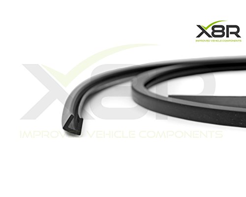 Small Black Rubber U Channel Edging Trim Seal Square Protect Protection Bumper X8R0108