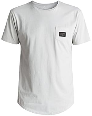 Men's Short Sleeve Scallop East Woven Pock Tee