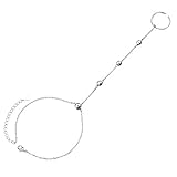 S925 Sterling Silver Finger Ring Bracelet Hand