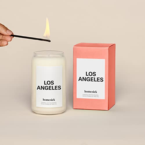 Homesick Premium Scented Candle, Los Angeles Scents of Orange