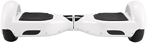 Langbo Smart Self Balancing Scooter Hoverboard with 6.5" inch Wheels and bluetooth speaker - UL2272 Certified-White