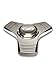 Silver Fidget Spinner toy, Metal Aluminum Alloy Tri Spinner with stainless Steel Bearings which helps to increase focus, relieves stress, anxiety, and boredom. Fidget Spinner + Metal Carrying Case