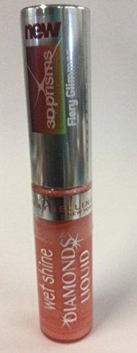 Maybelline Wet Shine Diamonds Liquid Lipcolor Lip Gloss ( 3d Prisms Fiery Glimmer ) Full Size Sealed.
