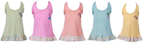 Jo Kids Wear Baby Girls Frock Sets (9102A_Multicolour_0-3 months_5pcs set)