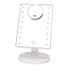 Signstek 16 LED Battery Operated Cordless Touch Screen Lighted Makeup Mirror White