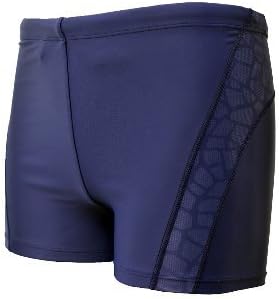 EASEA Men`s Quick Dry Compression Square Leg Swimsuit X-Large Blue Splice