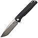 Eafengrow CH3507-G10 Folding Knives D2 Steel Blade Pocket Knife G10 Handle Ball Bearing Flipper Liner Lock Knife Camping Tactical Hiking Survival EDC Working Tools (Black)