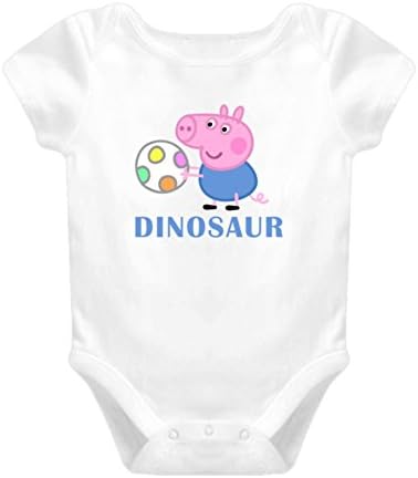 Pepper Pig George Baby Onsie Baby One Piece S White