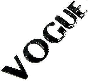 carbon motorsport Gloss Black Lettering Vogue For Badge Logo Hse Tailgate Badge